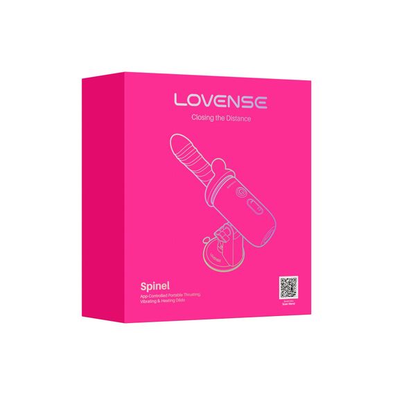 Смарт-міні секс-машина Lovense Spinel імітація фрикцій, підігрів, 3 насадки, на присосці | Зображення 7