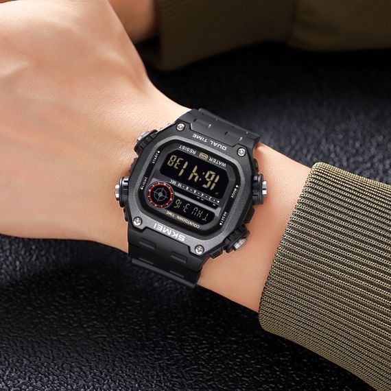 Спортивний чоловічий годинник Skmei 2126BKBK Black-Black | Зображення 3