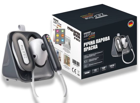 Ручна парова праска 3000 Вт Zepline ZP-00222 Сірий (46172-ZP-00222_2169)