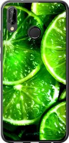 Чохол на Huawei P20 Lite Зелені часточки лимона "852t-1410-2448"
