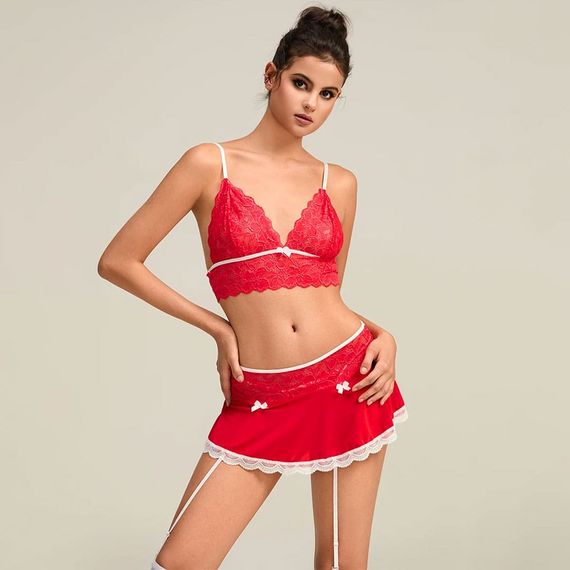 Еротичний комплект Babydoll 46 L/XL 0214-2 | Зображення 8