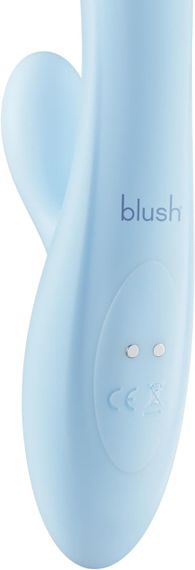 Вібратор-кролик Blush Play with Me для точки G та клітора, блакитний Sex Aura | Зображення 1