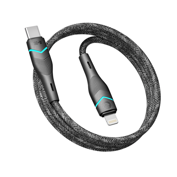 USB Ridea RC-RL15 RGB Light Type-C to Lightning 30W 1.2m | Зображення 2