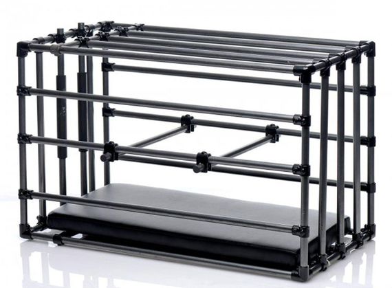 Прочная разборная клетка для наказаний Kennel Adjustable Bondage Cage sexstyle