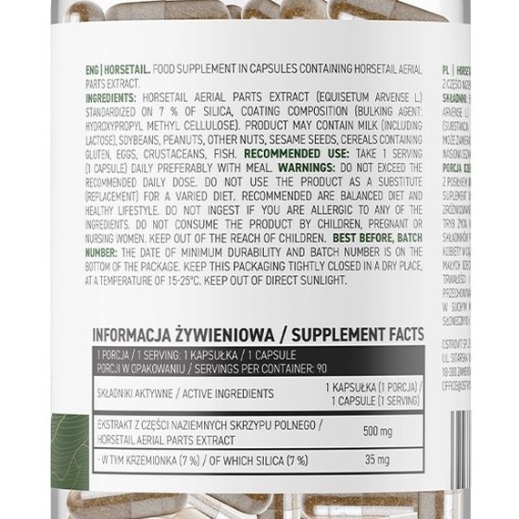 Хвощ OstroVit Horsetail 90 Veg Caps | Зображення 1