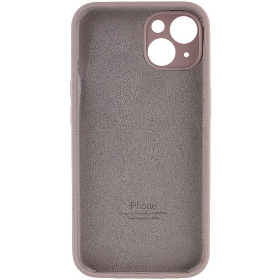 Чохол Silicone Case Full Camera Protective (AA) для Apple iPhone 15 Plus (6.7") Сірий / Lavender | Зображення 1