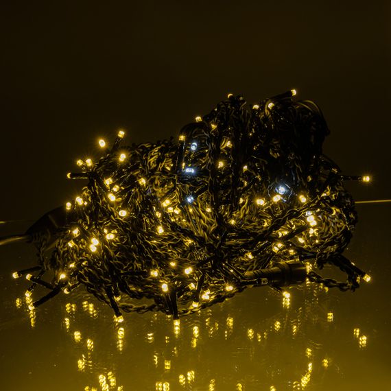Вулична гірлянда Бахрома 25 м 405 LED чорний провід Жовтий 25MBY | Зображення 2