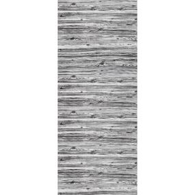 Самоклеюча 3D панель під дерево кольору зебри 2800x700x3мм SW-00001769