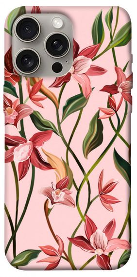 Чохол з картинкою Floral motifs для Apple iPhone 15 Pro Max (6.7")