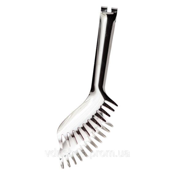 Щипці кухонні металеві 23×4 (см) кулінарні щипці для м'яса, риби, гриля кухарські щипці Сріблястий HP-8-65