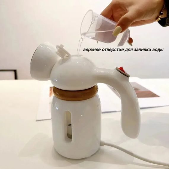 Ручний відпарювач 150мл вертикальний MD2102 800W / пароочисник для одягу | Зображення 3