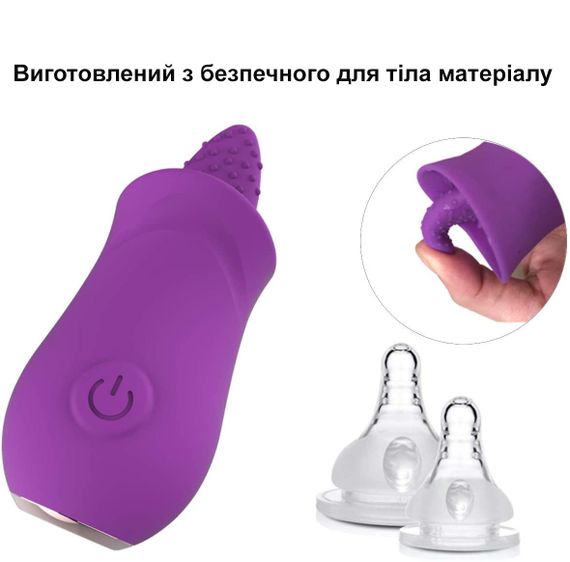 Клиторальный вибратор, имитатор куннилингуса (USB) | Зображення 1