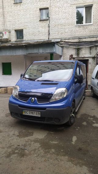 Дефлектор капота короткая (EuroCap) для Opel Vivaro 2001-2015 гг | Зображення 4