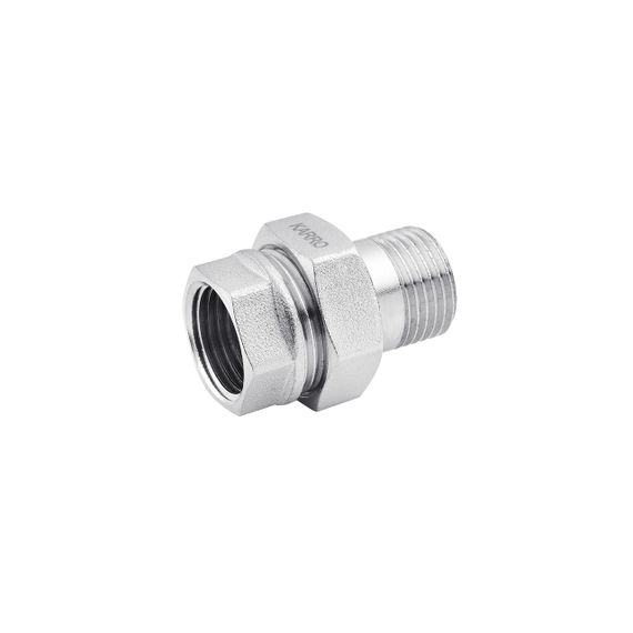 Згін-американка пряма Karro 1/2" ВЗ нікельована KR-3102