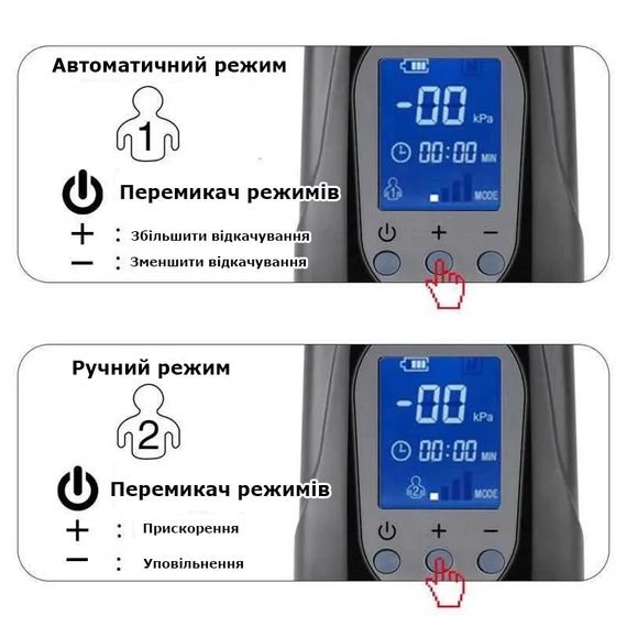 Електрична вакуумна помпа для чоловіків PowerUp Men з дисплеєм та автокеруванням тиску | Зображення 6