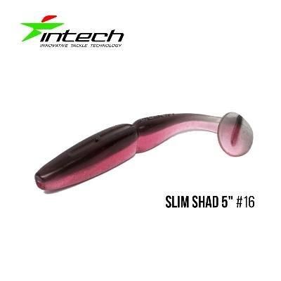 Силіконова приманка, Їстівний силікон Intech Інтеч Slim Shad 5" 5 шт #16