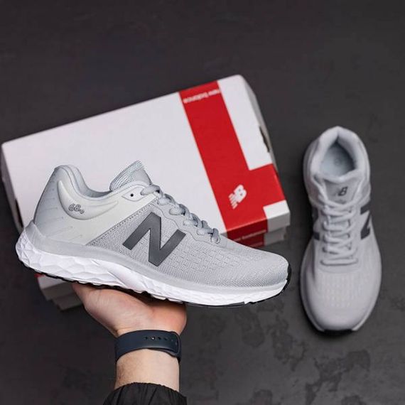 Кросівки New Balance весна/літо матеріал текстиль колір світло сірий, білий | Зображення 2