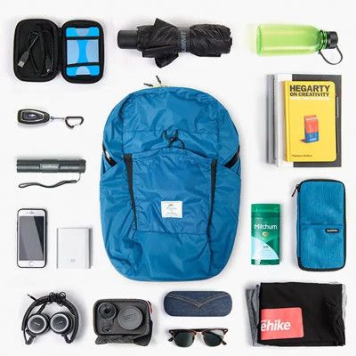 Рюкзак туристичний Naturehike Ultralight NH17A017-B 22 л блакитний (6927595725108) | Зображення 2