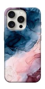 Чохол з картинкою Рожево-блакитні розводи для Apple iPhone 16 Pro (6.3")