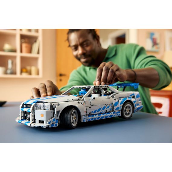 Конструктор LEGO Technic Подвійний форсаж Автомобіль Nissan Skyline GT-R (42210) | Зображення 8