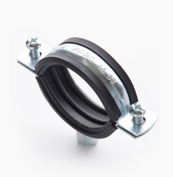 Хомут трубний 39-46мм 1 1/4" з комбінованою гайкою M8/M10 APRO | Зображення 2