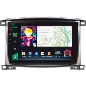 Штатна магнітола Sigma PRO 108128 2K 8+128 Gb Toyota Land Cruiser LC 100-B 2002-2007 (B) 10"