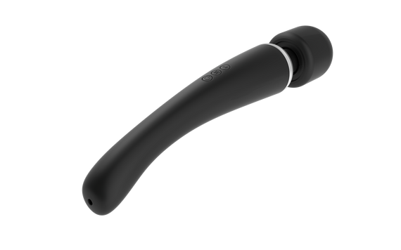 Потужний вібромасажер Dorcel Megawand Black перезаряджуваний, 160 режимів | Зображення 2