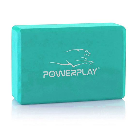 Блоки для йоги 2 шт. (пара) PowerPlay 4006 Yoga Brick EVA Мятні | Зображення 1