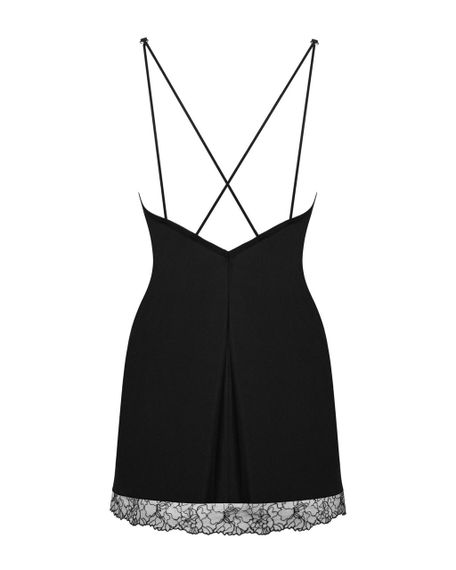 Сорочка та трусики Obsessive Bella Rou chemise & thong, XS/S | Зображення 3