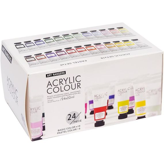 Набір акрилових фарб "Art Ranger" PA32.24022.A, 24 кольори | Зображення 2