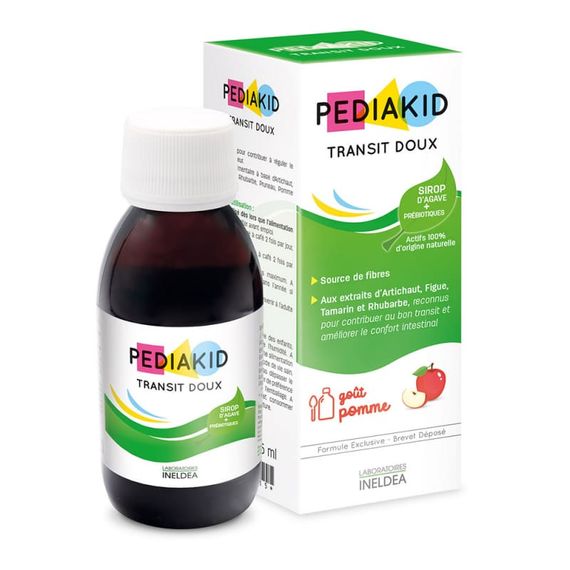 Комплекс для профілактики травлення у дітей Pediakid Transit doux 125 ml /25 servings/ Apple