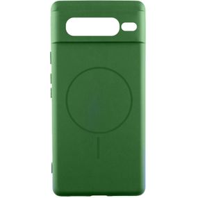 Чохол Silicone Cover Lakshmi Full Camera (AA) with Magnetic Fit для Google Pixel 7 Pro Зелений / Dark green