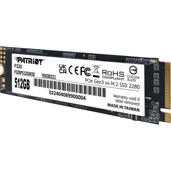 Накопичувач SSD M.2 2280 512GB Patriot (P320P512GM28) | Зображення 2
