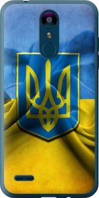 Чехол на LG K8 2018 Флаг и герб Украины 1 "375u-1384-17620"