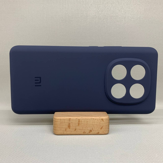 М'який протиударний чохол для Poco X7 з логотипом | Soft Touch | Синій