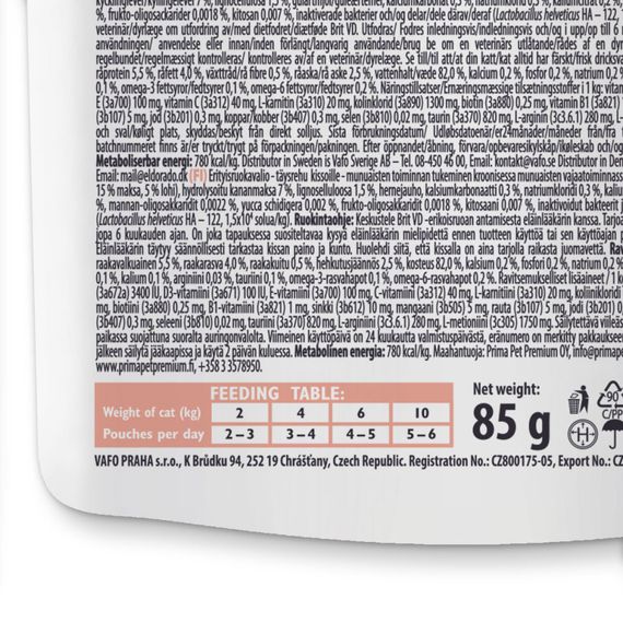 Корм вологий Brit GF VD Renal для котів з лососем 85 г | Зображення 4