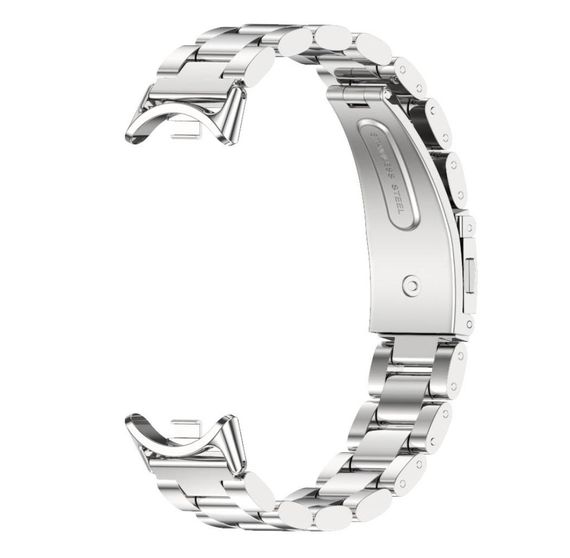 Металевий ремінець Mijobs для фітнес браслета Xiaomi Mi Smart Band 8 - Silver | Зображення 1