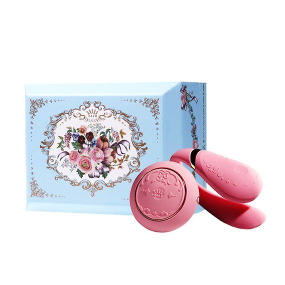 Смартвибратор для пар Zalo — Fanfan set Rouge Pink, пульт ДУ Sex Aura | Зображення 5
