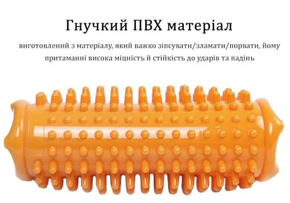 Ортопедичний килимок для стоп EasyFit Acupoint з шипами помаранчевий (EF-2752-OR) | Зображення 1