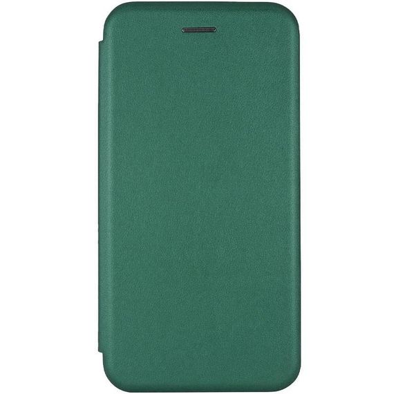Кожаный чехол-книжка Classy для Motorola Edge 50 Зеленый