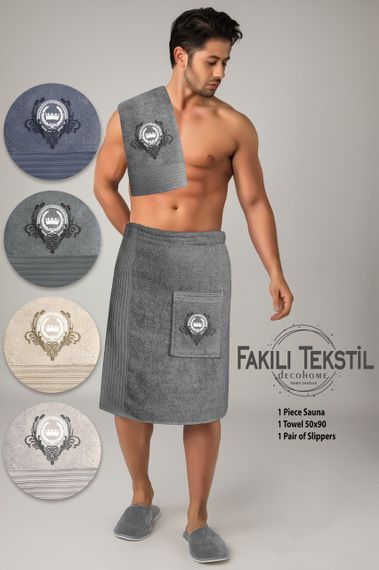 Набор мужской Fakili Sauna С темно-серый