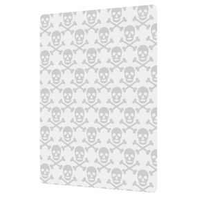 Розхідник Back Transparent захисна гідрогелева плівка SKLO (упаковка 10 шт.) Прозорий / Черепи