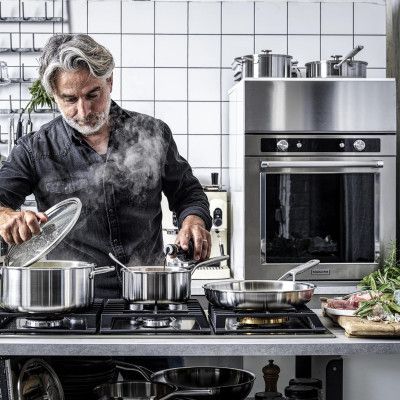 Сковорода KitchenAid Wok MSS 28 см 3,5 л з кришкою (CC003254-001) | Зображення 3
