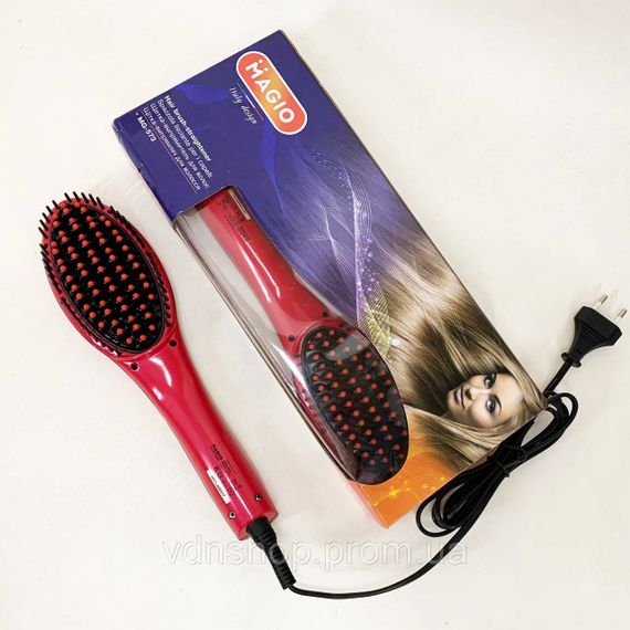 Стайлер-гребінець для випрямлення волосся Magio, Фени для сушіння волосся, Фен-щітка-випрямляч GY-28 | Зображення 3