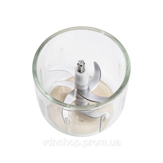 Чопер подрібнювач Sokany SKYM7032W 2в1 з чашами 0.5 і 1.5 л 800 Вт Білий | Зображення 6