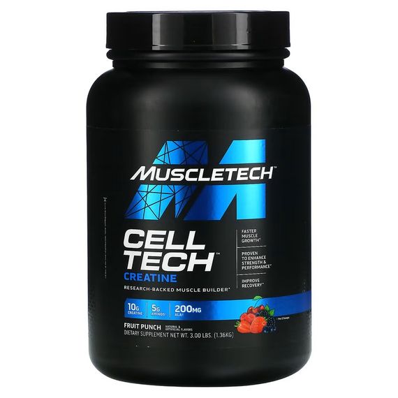 Комплексний креатин MuscleTech Cell Tech Performance Series 1360 g (Fruit Punch)