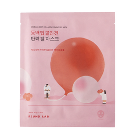 Гелевая маска с коллагеном ROUND LAB Camellia Deep Collagen Firming Gel Mask (34 ml)
