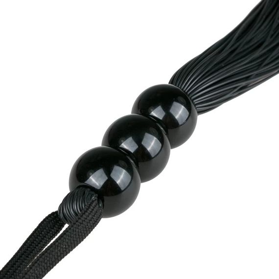 Плетка силіконова Easytoys Black Silicone Whip, 32 см | Зображення 2
