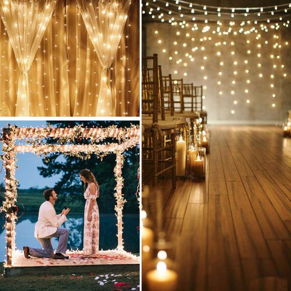 Гірлянда водоспад (штора) Springos 2 x 2 м 400 LED CL0097 Warm White | Зображення 9