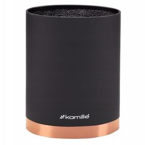 Подставка для ножей Kamille KM-7627 7.2х16х22.2 см черная